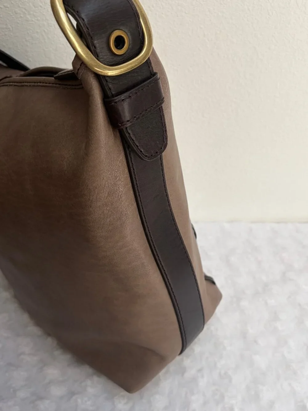 Coach Legacy Pinnacle Bohemian Leather Large Duffel 19904 - Taupe - $698 - EUC
